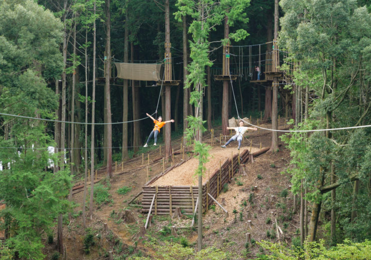 フォレストアドベンチャー 新城 名古屋から1時間 フランス発 大人のためのアスレチックパーク
